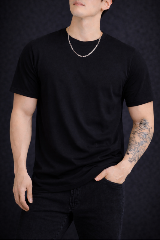 Plain Cotton T-Shirt | BroCulture